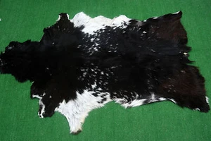 Nuovo tappeto in pelle di capra pelo su zona misura 38"x24" pelle animale pelle di capra G-104 - Foto 1 di 3