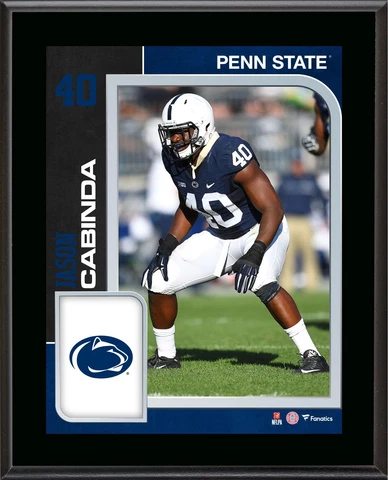 Jason Cabinda Penn State Nittany Lions 10.5" x 13" Player Plaque Cover