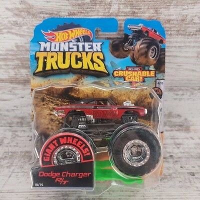 Monster Trucks Hot Wheels 2019 - Dodge Charger R/T modelo fundido a presión escala 1:64... Foto 1 de 4