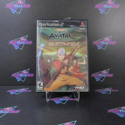 Avatar The Burning Earth Rental Art PS2 PlayStation 2 AD/DD/NM - (Veja fotos) - Imagem 1 de 4
