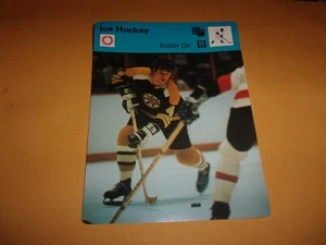 Carta Olimpica Sportscaster 1977-79 ICE HOCKEY---BOBBY ORR - Foto 1 di 2