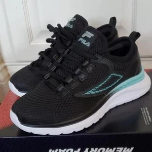 Womens FILA Memory Neometric Running Shoes Sneakers Size 6 Wide 7.5 Wide NWT - Picture 1 of 1