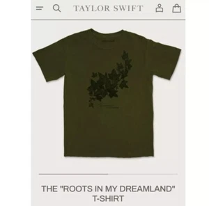 Taylor Swift Evermore ivy the "roots in my dreamland" T-Shirt - Size S - Picture 1 of 4