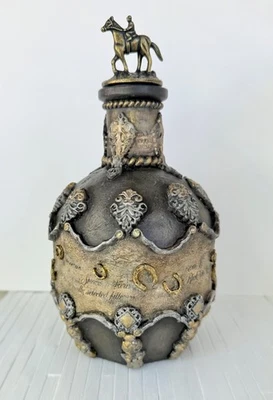 Botella de whisky decorada/aspecto vintage/botella de arte alterada/decoración del hogar Foto 1 de 4