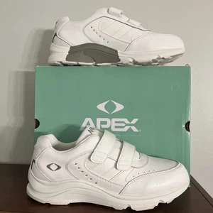 Andador Apex Hombre X-wide Blanco Doble Correa Talla 12.5 - Imagen 1 de 20