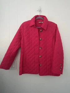 Chico’s Steppjacke mit Knöpfen Damen 1 (Medium 8/10) Hot Pink - Bild 1 von 5