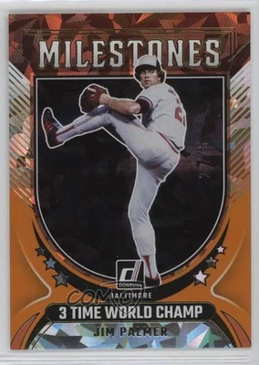 2024 Panini Donruss Milestones Orange Ice 28/75 Jim Palmer #2 Salón de la fama 0rd2 Foto 1 de 3