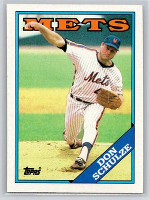 Don Schulze 1988 Topps #131 New York Mets - Image 1 of 2