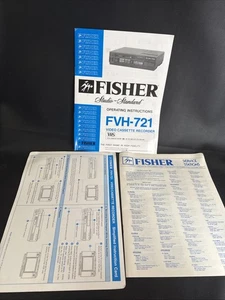 Original Fisher FVH-515 VCR Operating instructions￼ Manual 1983 - Picture 1 of 6