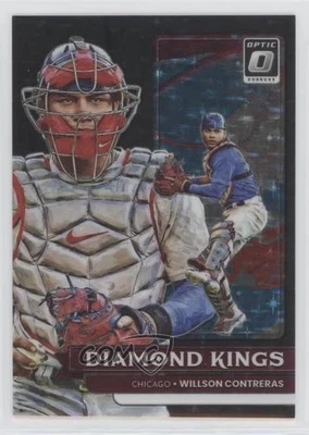 2022 Panini Donruss Optic Diamond Kings Black Stars Prizm /149 Willson Contreras - Image 1 of 2