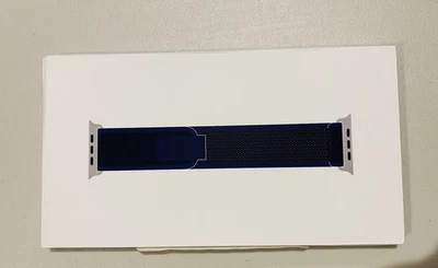 Genuine Apple Watch Band Trail Loop (49mm) Blue/Black M/L (Fits 145-220mm wrist) - Image 1 of 4