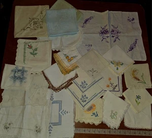 GB5 GRABAG 23 PIEZAS SERVILLETAS TAPETES ARTESANALES VINTAGE EL PERFECTO SHABBY CHIC - Imagen 1 de 7