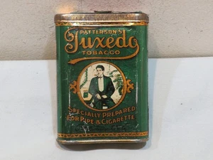 Vintage Patterson's Tuxedo Tobacco Tin con timbro fiscale interno USA, lotto #1 - Foto 1 di 5