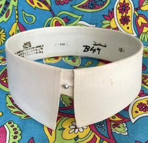 Vintage shirt collar Hawes and Curtis size 16.5 detachable stiff imperfect R - Picture 1 of 4