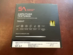 New Scientific Anglers Amplitude Textured Trout - Moss Mist Green Willow WF-6-F - Picture 1 of 3