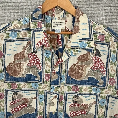 Vtg Reyn Spooner Sz 3XL  Dietrich Varez Hawaiian Music Ukelele Luau - Image 1 of 4