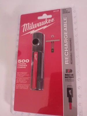 Milwaukee 2011R 500 Lumens Everyday Carry Rechargeable Flashlight with Magnet - Image 1 of 3