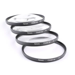 49-77mm+1+2+4+10 Universal DSLR Digital Camera Close Up Macro Lens Filter Kit - Picture 1 of 19