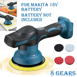 Lijadora tampón pulidora inalámbrica para automóvil de 8 engranajes de 6" para Makita 18V - Imagen 1 de 7