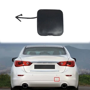 Rear Bumper Tow Hook Cover Trailer Eye Cap 850714GAOA for Infiniti Q50 2014-2017 - Picture 1 of 9