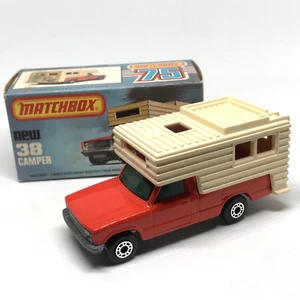 Lesney Matchbox Superfast No. 38 Camper 1979 Red/White - Made In England W/Box - Picture 1 of 19