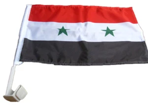 (2 Pack) Syria Country Car Window Vehicle 12x18 12"x18" Flag - Picture 1 of 1