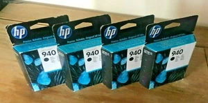 Genuine HP 940 MULTIPACK - 4 x BLACK INKS / PRO 8000 8500 (INC VAT) BOXED - Picture 1 of 1