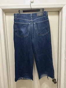 Vintage Anker blau Baggy riesige Jeans Herren Denim 36 Y2K 12" Beinöffnung JNCO Vintage - Bild 1 von 11