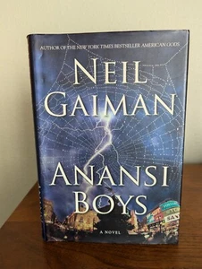 Neil Gaiman SIGNED book: Anansi Boys hardcover (American Gods sequel) - Picture 1 of 15