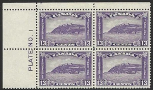 Canada, 1932, Scott #201, Plate #1 Block of 4, Mint, Never Hinged - Picture 1 of 1