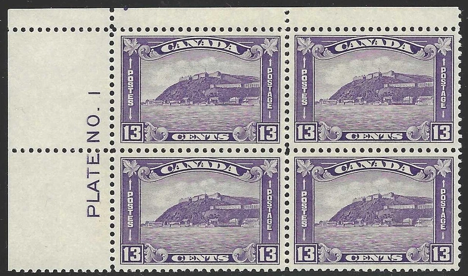 加拿大,1932 年,Scott #201,盘子 #1 块 4,完好,未铰边 — 第 1/1 张图片