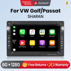 6GB+128GB Für VW Golf 4 Polo 9N Passat B5 GPS Navi Autoradio CarPlay Android 13 - Bild 1 von 13