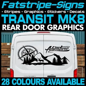SE ADAPTA A FORD TRANSIT MK8 ADVENTURE BRÚJULA PEGATINAS GRÁFICOS CÁMPER FURGONETA AUTOCARAVANA - Imagen 1 de 2