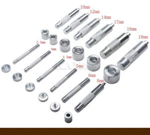 1 Set Metal Eyelets Mold Tool Eyelets Tool Grommet installation Carbon Steel - Picture 1 of 36
