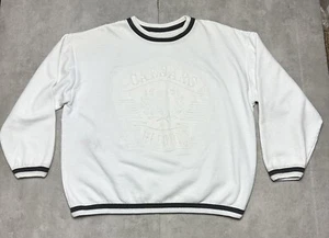 Vintage 90er Caesers Sweatshirt groß weiß geprägt Grafik Made in USA - Bild 1 von 10