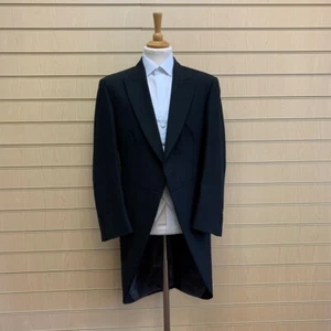 Men & Boys Black Mohair Lightweight Tailcoat - Weddings / Ascot / Formal - Picture 1 of 2