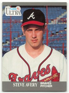 1991 ULTRA STEVE AVERY ATLANTA BRAVES #1