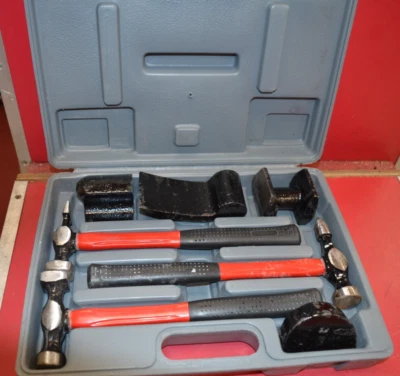 7pc Heavy Duty Drop Forged Hammer AND Dolly Tool Kit for Fender Auto Body - Image 1 of 4