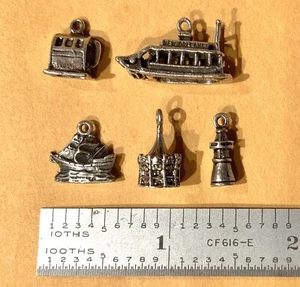 Sterling Silber Reise Souvenir Charms 5 Stück - Bild 1 von 12