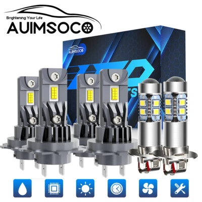 Kit de bombillas de faros LED COB + luz antiniebla + luz antiniebla para Jaguar XJ8 2004-2008 Foto 1 de 4