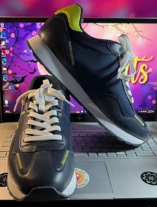 Calvin Klein Jeans - Dark Navy, Yellow & Blk - Eden Men's Sneaker - Size 11.5 - Picture 1 of 11