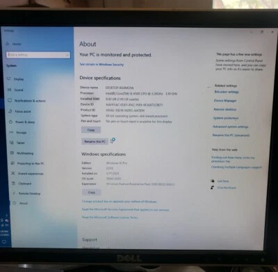 DELL OPTIPLEX 990 SFF SMALL FORM CHASSIS CASE w/ all apnel cables,  HD rack, Fan - Image 1 of 4