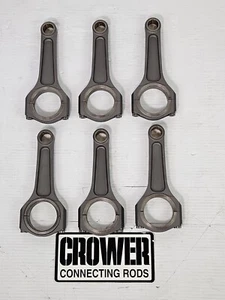 CROWER 6.125 TITANIUM CONNECTING RODS drag race sprint car rod nhra ihra derby - Foto 1 di 8