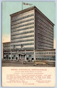 1912 HOTEL DYCKMAN MINNEAPOLIS MINNESOTA FIREPROOF 250 ROOMS RESTAURANTS COLLINS - Picture 1 of 2