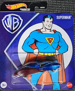HOTWHEELS Character Car Diecast - Warner Bros - SUPERMAN - HNP38 - Foto 1 di 2