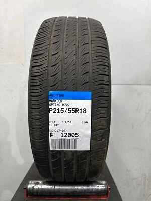 1 Hankook Optimo H727 Used  Tire P215/55R18 2155518 215/55/18 7/32 - Image 1 of 4