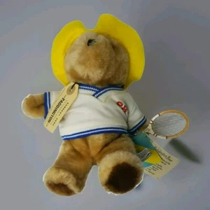Raqueta de tenis Paddington Bear Eden Toys Darkest Perú To London England 1981 - Imagen 1 de 8