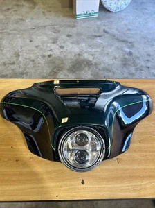 2015 HARLEY DAVIDSON ELECTRA GLIDE ULTRA LIMITED Outer Front Batwing Fairing OEM - Picture 1 of 24