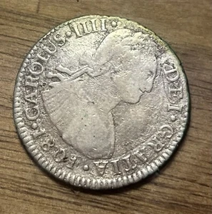 peru KM95 1801 2 reales - Picture 1 of 2