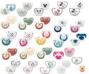 NUK Disney Soother Dummies For Boys & Girls 0-2M, 0-6M - Picture 1 of 21